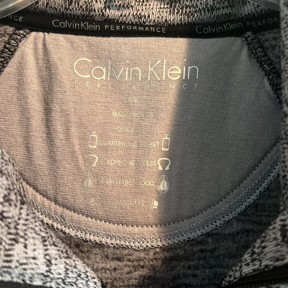 Calvin Klein Performance Gray Jacket - Picture 2 of 4